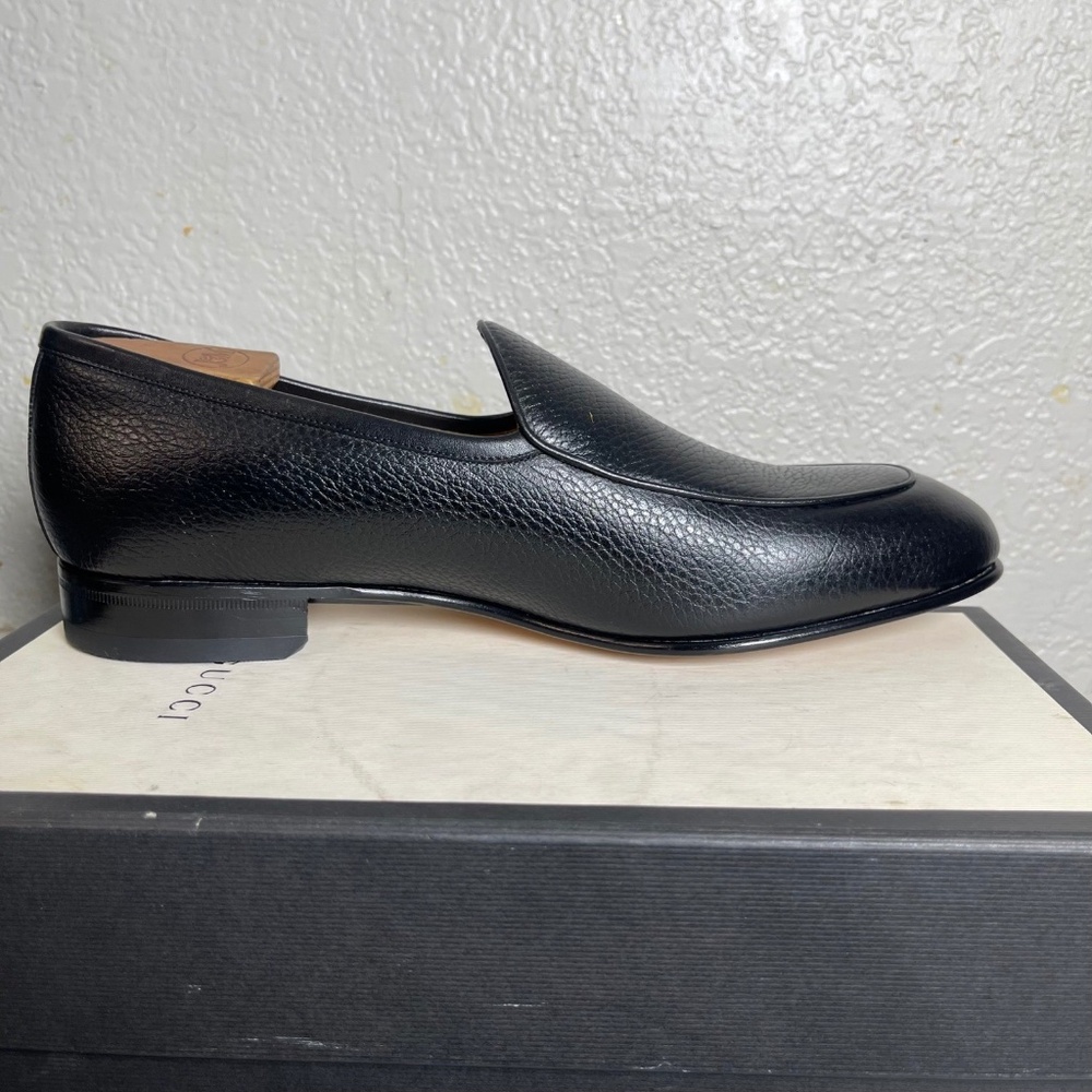Beckett Simonon black pebbled leather loafers 9.5 - Picture 3 of 4